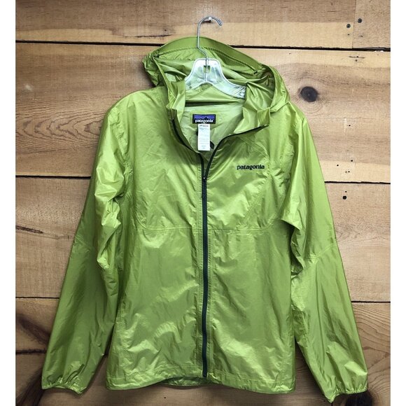 Patagonia Alpine Houdini Work Wear Nylon Full Zip Jacket Mens Size XS Green - Picture 1 of 11